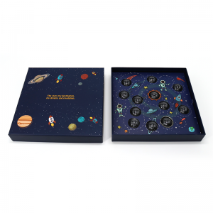 Nắp hồng tùy chỉnh và cơ sở Luxury Valentine Hair Cardboard Hộp quà tặng giấy